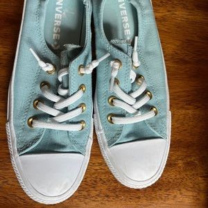 Converse All Stars Mint green sneakers sz 8.5